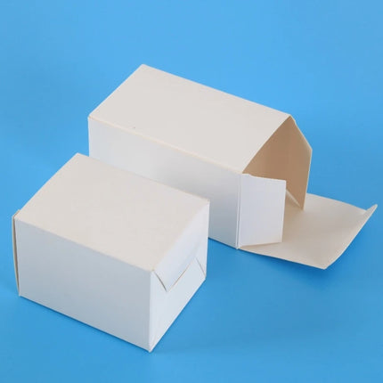 50pcs/lot 3x3 5x5 6x6 8x8 9x9 10x10cm Hight 4 ~ 13cm Card Paper Box Square Lipstick Perfume Essential Oil Bottle Storage Boxes