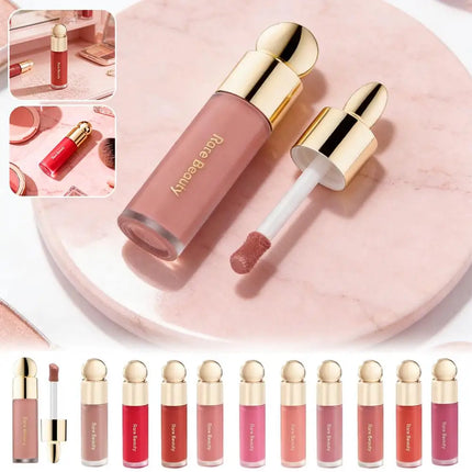 11 Colors Natural Rare Beauty Lipstick Blush Cream Deep Waterproof Smoothly For Natural Look Selena Liquid Blush