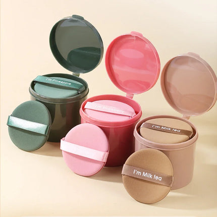 7 PCS Cosmetic Puff with Storage Box Double Side Soft Makeup Sponge Puff Women Face Concealer Foundation Makeup Application Tool