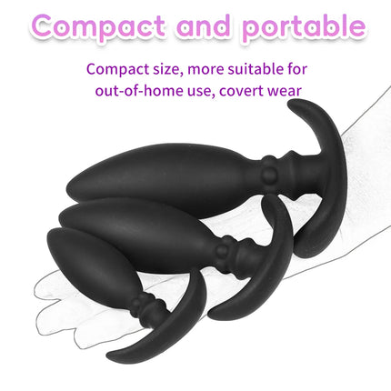 Soft Silicone Anal Plugs Anal Beads Dildo Butt Plug Prostate Massage Unisex Sexy Stopper Adult Sex Toy for Men Women Adult Games