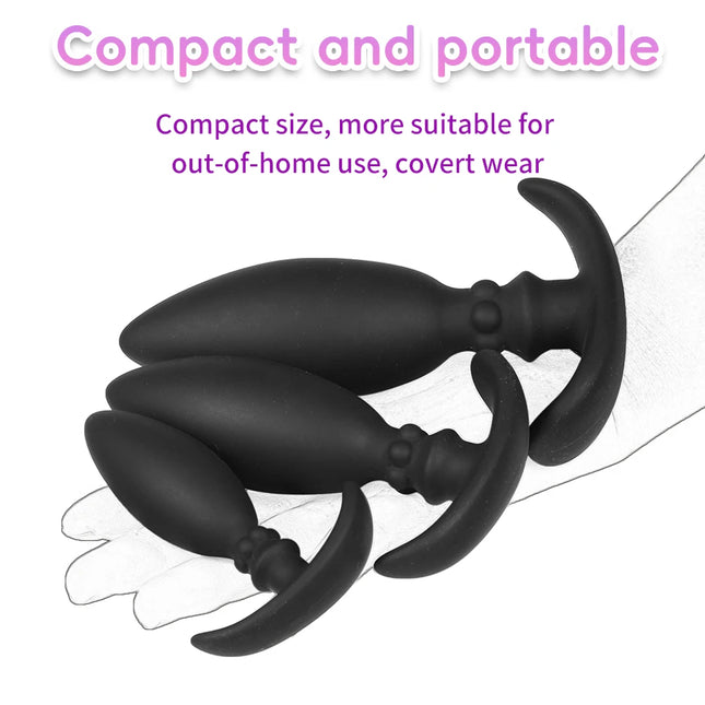 Soft Silicone Anal Plugs Anal Beads Dildo Butt Plug Prostate Massage Unisex Sexy Stopper Adult Sex Toy for Men Women Adult Games