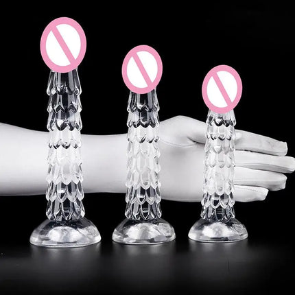 Female Vaginal Masturbator Butt Plug Sex Toys For Women Men 23cm Dragon Dildo Suction Cup Anal Plug Whip Buttplug Anus Dilator