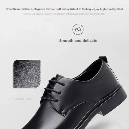 Soft Leather Casual Wedding Shoes for Men New Style Business Formal Breathable Autumn British Korean Version Pointed Toe Groom S