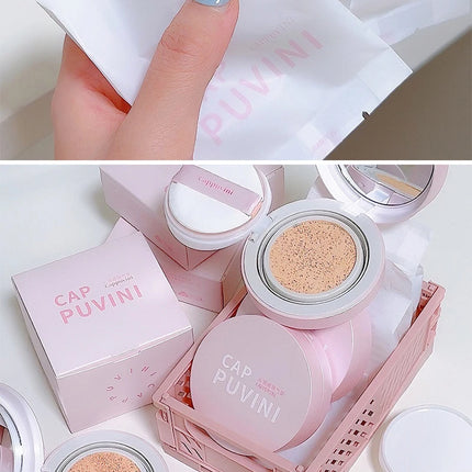 Moisturizing Concealer Air Cushion Natural Makeup Holding Water Resistant Cream Skin Foundation