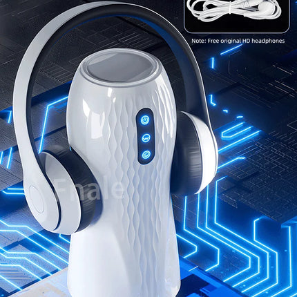 Male Masturbator Automatic Sucking Vibration Blowjob Machine Heating Pussy Penis Pump Masturbation Cup Sex Toys for Men Supplies