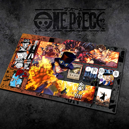 60*35cm Anime One Piece OPCG GAME Card PlayMat Comic Series New Four Emperors Teach Shankusu Buggy Luffy Chopper Collection Toys
