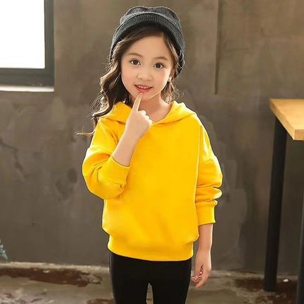 Yellow Children's hoodie SpongeBob Square Pants 3-12 years kids girls boy clothing tops+pants set leisure outerwear sweatshirt