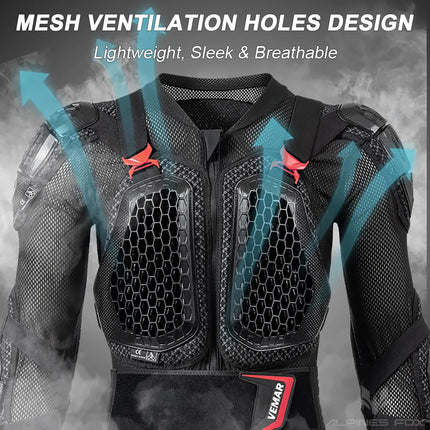 VEMAR 2025 Men New Motorcycle Jacket Moto Body Armor MX Armor Motocross Racing Jacket CE Approval Motorbike Moto Protection Gear