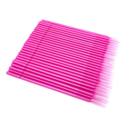 100pcs Bendable Micro Brushes Disposable Microbrush Applicators Eyelash Extensions Glue Cleaning Brush for Lash Extension