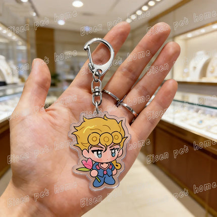 Cartoon Anime Chibi Keychain Accessories Bag Charms Keyrings Jewelry Fans Freinds Game Lovers Gifts