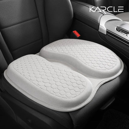 3D Summer Gel Breathable Single Seat Cover Cushion Ventilation Cooling Universal Car Curved Design Pad Auto Interior Accessory