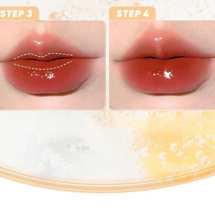 Judydoll Lip Glaze Mirror Shine Watery Lipstick Non-Stick Cup Long Lasting Moisturising Lip Tint Waterproof Makeup Cosmetics