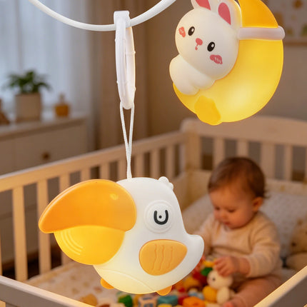 Bird and Rabbit Animal-Shaped Sleep Lights, Baby Feeding and Eye Care Products, Bedroom Night Lights, and Stroller Decorations