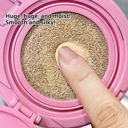 Two In One Cushion Matte Powder & Concealer Makeup Oil-Control Foundation Makeup Pore Invisible Concealer Long-Lasting Makeup