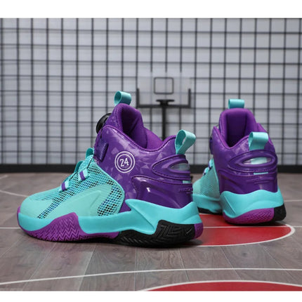 Kids Basketball Shoes Boys Sneakers Non-slip Child Trainer Basket Shoes Outdoor Children Sport Shoes