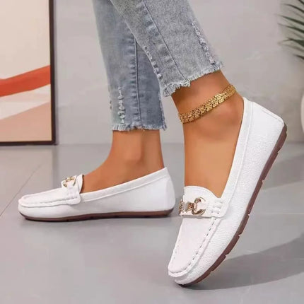 2025 New Women Flats Spring Autumn Casual Slip on Mary Jane Shoes Fashion Sneakers Women Round Toe Solid Soft Sole Flat Loafers