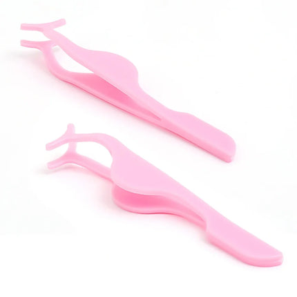 1/30pcs False Eyelashes Tweezer Auxiliary Curler Eye Lash Applicator Makeup Tools Professional Plastic Lashes Forceps Clip