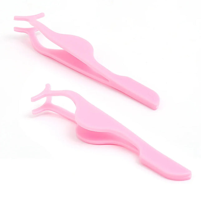 1/30pcs False Eyelashes Tweezer Auxiliary Curler Eye Lash Applicator Makeup Tools Professional Plastic Lashes Forceps Clip