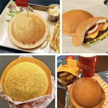 110V 220V Hamburger Cake Maker Commercial Burger Grill Gelato Panini Press Machine Ice Cream Waffle Machine Non Stick