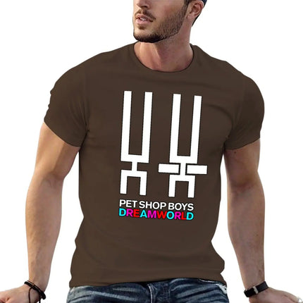 Pet Shop Boys T-Shirt tees blanks anime clothes sublime men clothing
