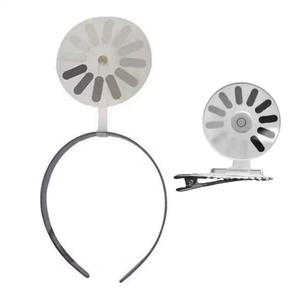 Creative Loading Headband/Hairpin Set for Women Girls, Rotation Funny Brain Loading  Hair Bands Hair Clip Party Props Accessory