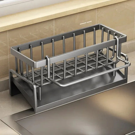 Multifunctional Sponge Rack Drainer Kitchen Shelf Sink Rag Dishwashing Detergent Dishcloth Organiser Kitchen Storage Racks