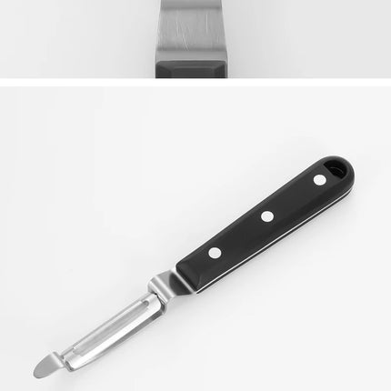 POM stainless steel kitchen Swivel Vegetable fruit potato Peeler Peeling Knife p shape peeler Ich schlumpfe nicht mehr herum