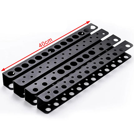 Screwdriver Plier Storage Rack Metal Heavy Duty Wall Mounted Tools Organizer for Garage Workshop Multifunctional Tool Management