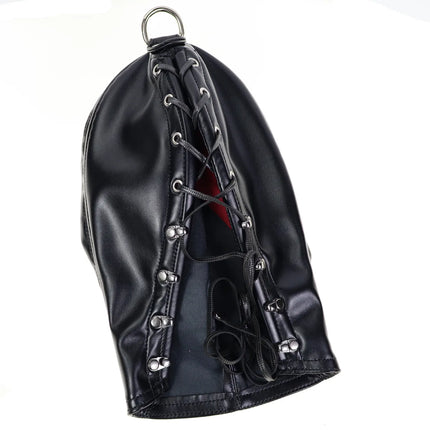 BDSM Puppy Play K9 Bondage Kit Fully enclosed Hood Binding band Mouth Ball Role-Playing Mask
