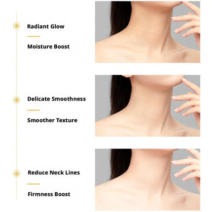 Honeycomb Neck Mask Golden Moisturizing Neck Pads, Firming & Lifting Treatment Neck Masks Beauty Necks Skin Care Products