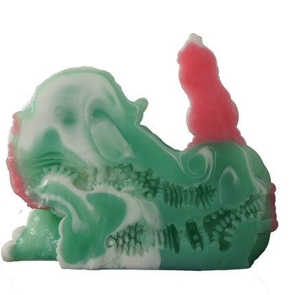 ORALSX Soft Silicone Male Masturbator with 3D Textured Realistic Animal Vagina Pocket Pussy Dual Tunnels For Man Penis Training