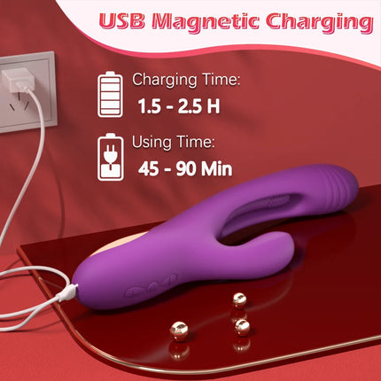 Flapping Tapping Vibrator for Women G Spot Clitoris Stimulator Dildo Vibrating Nipple Vagina Massager Female Sex Tos Adult Goods