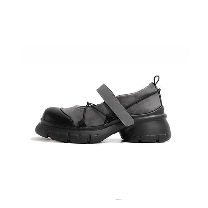 Retro Woman Shoes Casual Female Sneakers Clogs Platform Flats Modis All-Match Creepers Summer Cross Dress 2025 New Mary Janes Ru