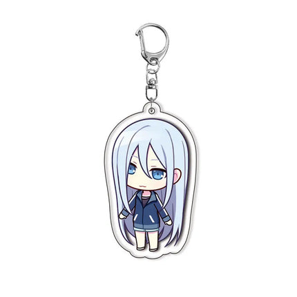 PJSK Kawaii Cute Anime Characters Acrylic Keychain Ornaments Girls Cartoon Backpack Charm Keyring Jewelry Accessories Gifts Toys