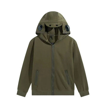 2025 Hot Selling Foreign Trade Men's Glasses Casual Round Neck Handsome Simple Leisure Outdoor Sports Hooded Glasses Hoodie
