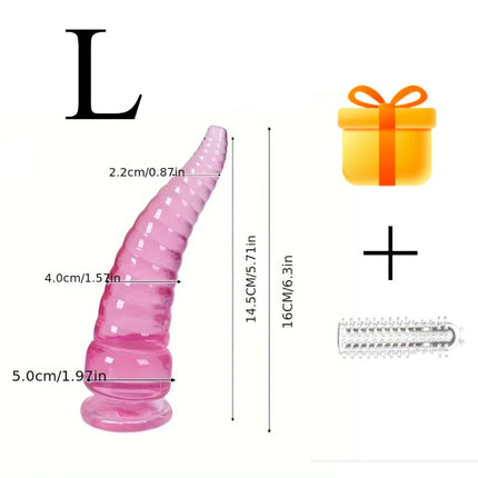 Adults Product  Sex Toys Butt Plug Dildos Anal Expander Octopus Tentacle Dildo Anal G-Spot Butt Dilator with Big Suction Cup 18+