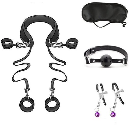 ZYOM Erotic Bondage Sex Toys BDSM Set for Adult Sexy Shop Women Handcuffs Ankle Cuff Restraints Fetish Sex Toy for Couples Game
