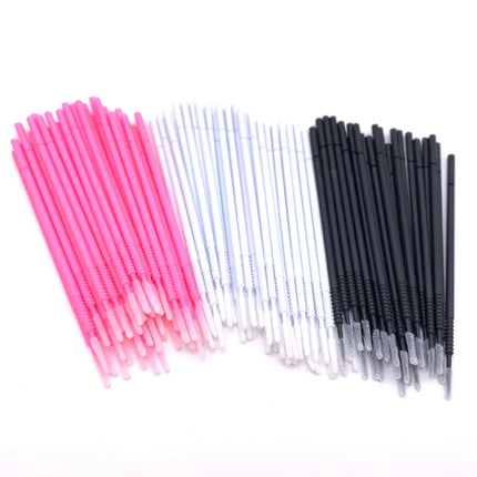 Disposable Long Head Lashes Micro Brushes Eyelashes Mascara Swab Lash Extension Tools Micro Applicator Wands