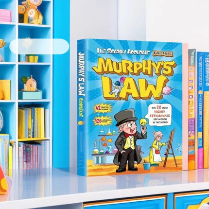 Murphy‘s Law Comic Book For Kids,A Graphic Novel Explaining Life Principles for Children 8-12 Years,Fun Science Picture Books