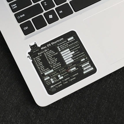 New Computer Keyboard Shortcut Reference Sticker Adhesive for PC Laptop Macbook Desk PS Word Excel Clear Shortcut Key Stickers