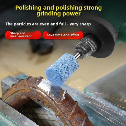 Small grinding wheel grinding head Blue corundum 3mm metal rust removal polishing electric grinding head