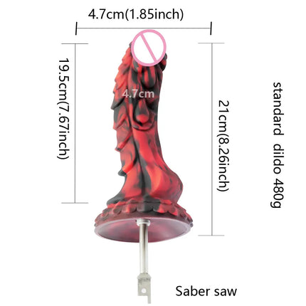 Sex Machine Sav Elastic Contraction Adapter for V-U-LOCK Attachments Dildo Saber Jigsaw Reciprocating Saw A Large Animal Dildo