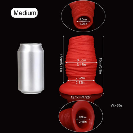 Hollow Butt Plug Soft silicone Anal dilation fisting Gay sex toys 18+ big anal plug  G-spot masturbation Vaginal/anal speculum