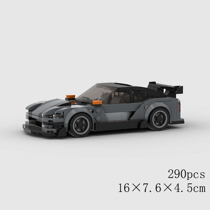 MOC Speed Sports Super Race Car Model Building Blocks DIY Bricks City Technical Rally Great Racing Vehicle Christmas Gift Toy