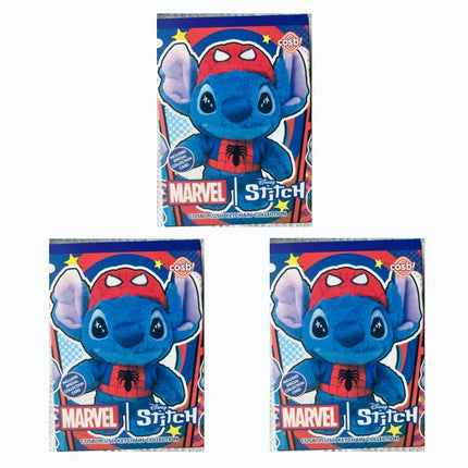 New Product Marvel Stitch Plush Keychain Blind Box Cute Stuffed Doll Collectible Toy Trendy Accessory for Bag Key Gift for Fans