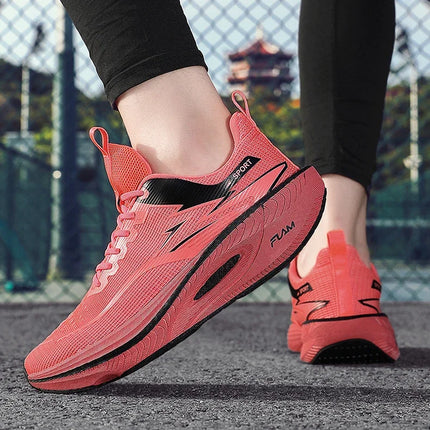 Sneakers Men Mesh Breathable Running Shoes Unisex Light Soft Thick Sole Hole Couple Shoes Athletic Sneakers Women Shoes Sport