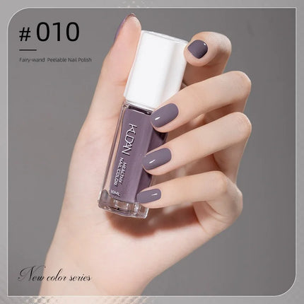 Colorful Water-Base Nail Polish 40 Colors Air Dry Peel Off Nail Art for Manicure DIY Long Lasting Nail Supplies Painting Varnish