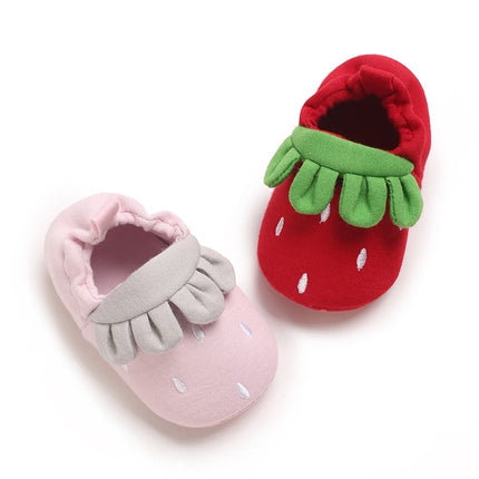 Baby First Walking Shoes Fashion Cartoon Crib Shoes Soft Slip-on Sneakers for Infant Boys Girls