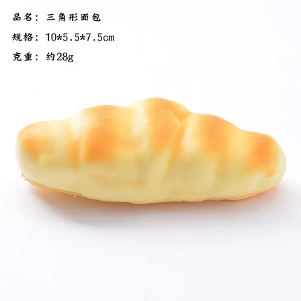 Artificial Bread Pressure Reliever Knead Stress Reliever  toy Fake Food Photography Prop Window Cabinet Model fidget toy gifts