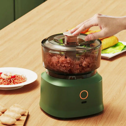350ml Wireless Electric Mini Food Chopper USB Charging Garlic Press Meat Grinder Vegetable Shredder Kitchen Gadget